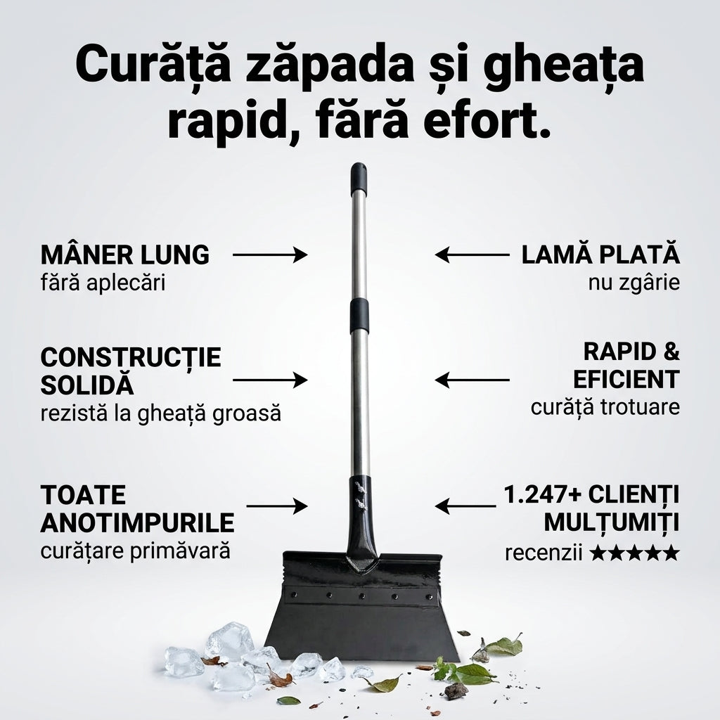 Lopată Plată Deszăpezire