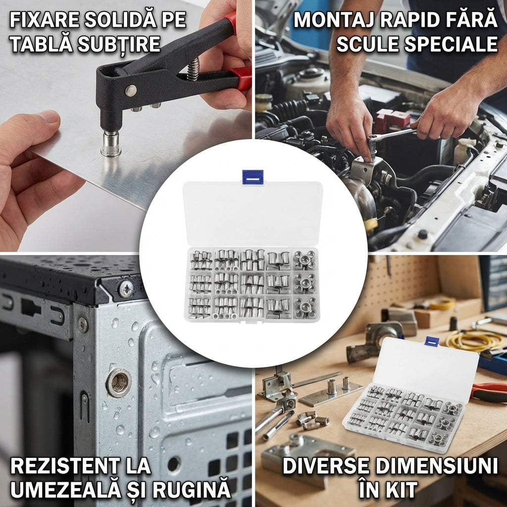 Kit Nituri Filetate Aluminiu