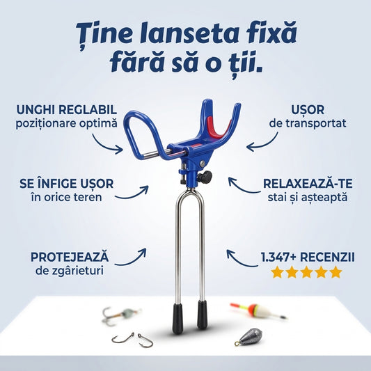 Suport Reglabil Lansetă Pescuit