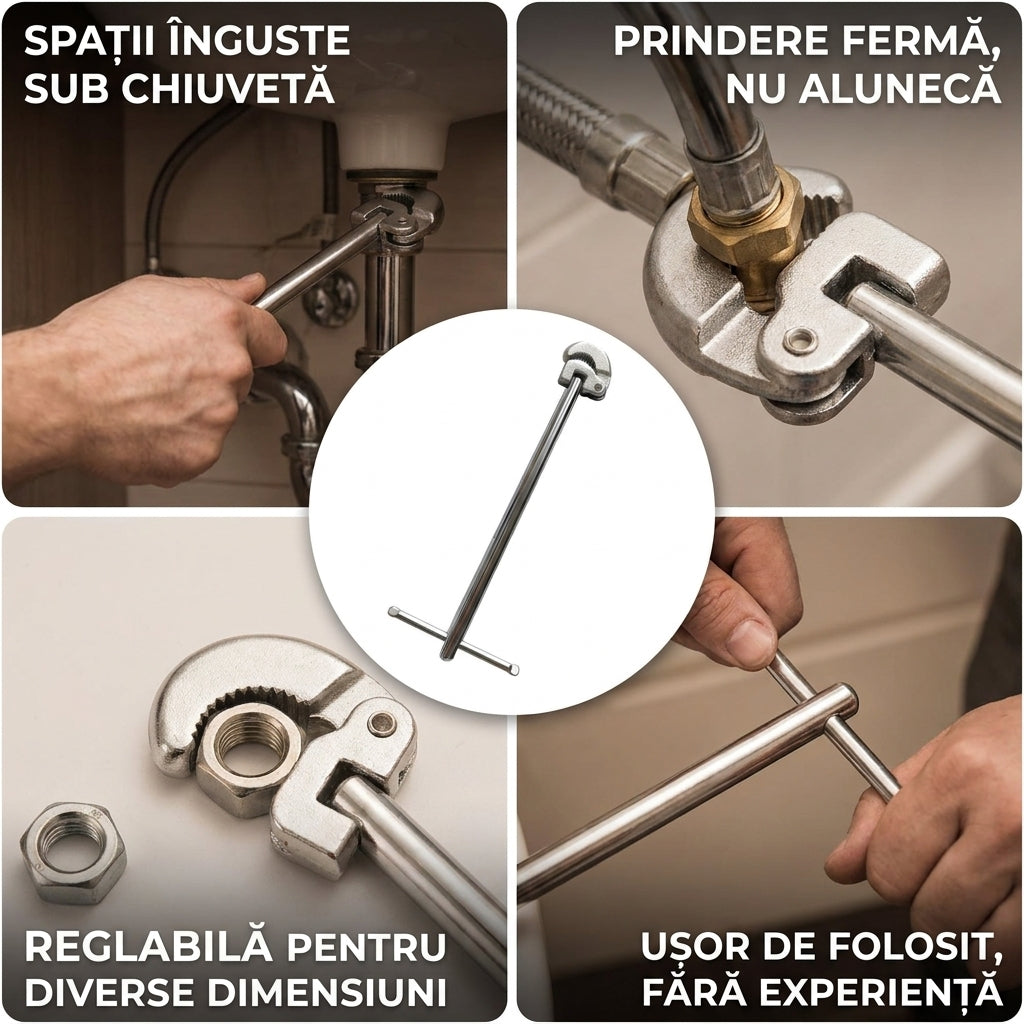Cheie Reglabilă pentru Chiuvetă