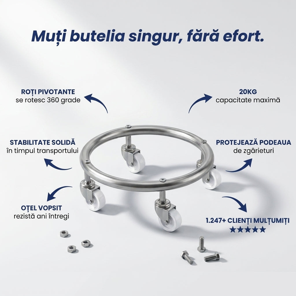 Platformă Mobilă pentru Butelii