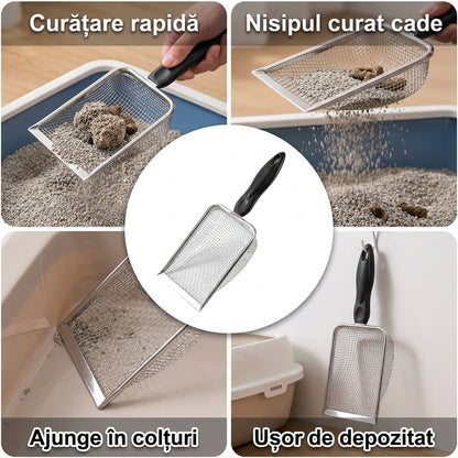 Lopățică Litieră Oțel Inoxidabil