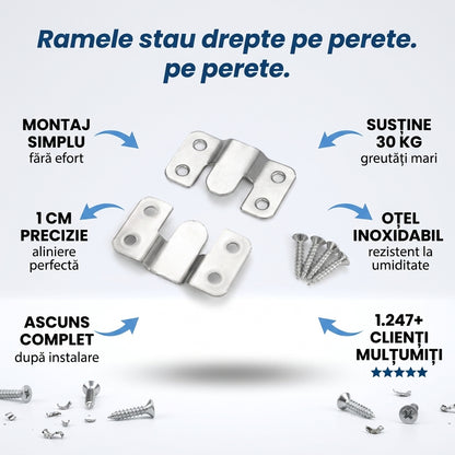 Clip Invizibil Fixare Mobilier