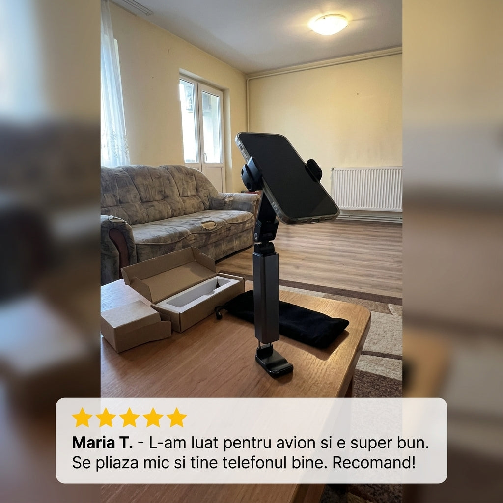 Suport Telefon Rotativ Pliabil